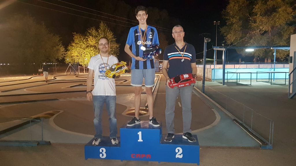 Podium categoria 2WD del rally rc capa 2018